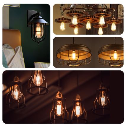 LED sijalica ST64 E27/4W/230V 2200K - Aigostar
