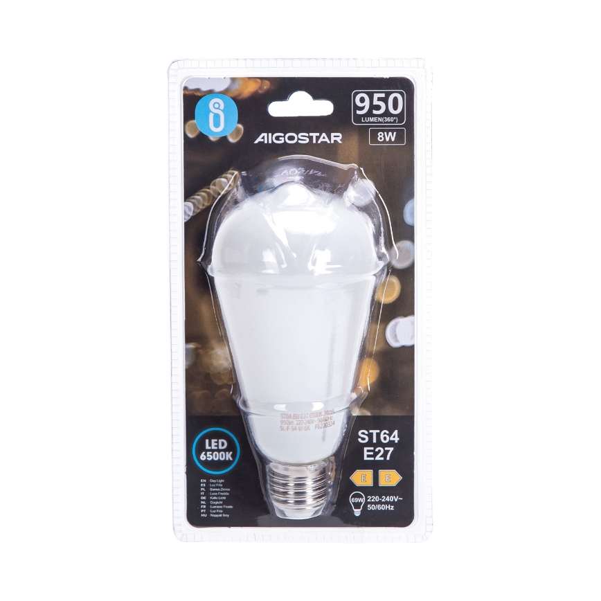 LED sijalica ST64 E27/8W/230V 330° 6500K - Aigostar