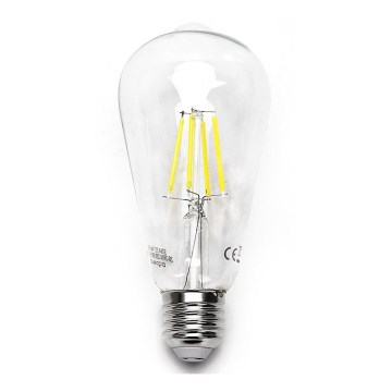 LED sijalica ST64 E27/8W/230V 6500K - Aigostar