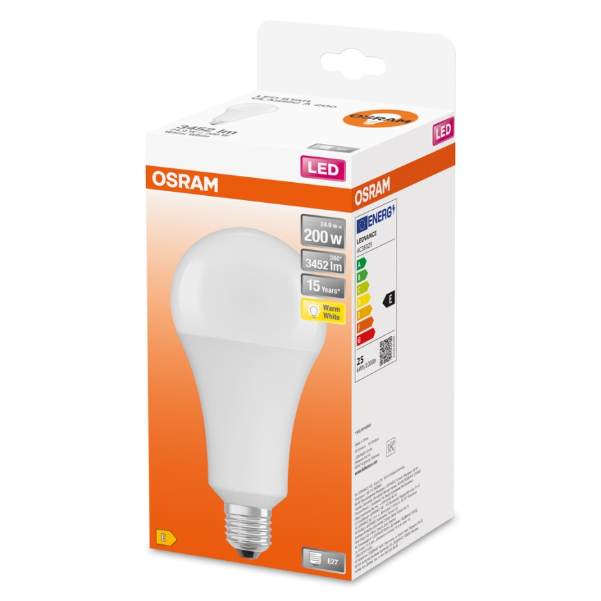 LED sijalica STAR E27/24,9W/230V 2700K - Osram