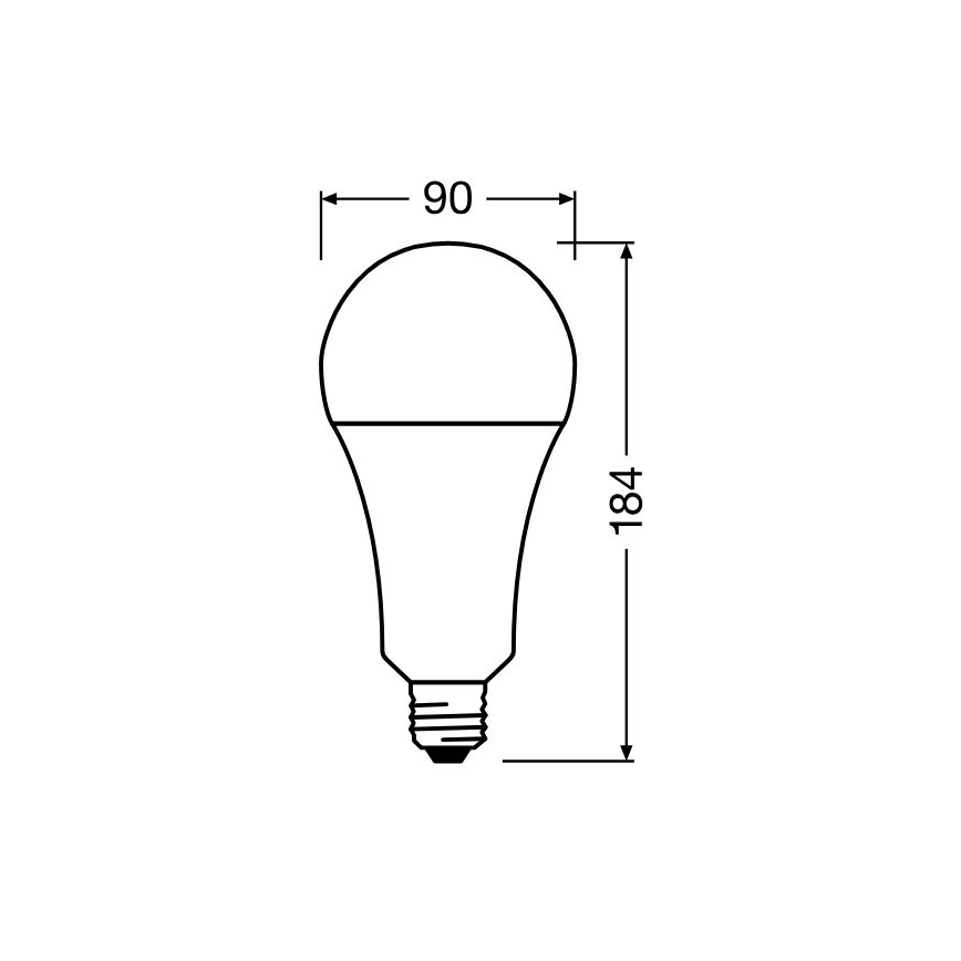LED sijalica STAR E27/24,9W/230V 2700K - Osram