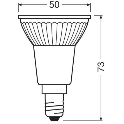 LED sijalica STAR PAR16 E14/4,5W/230V 2700K - Osram