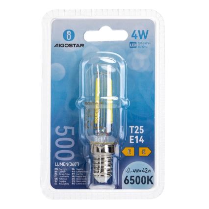 LED sijalica T25 E14/4W/230V 6500K - Aigostar