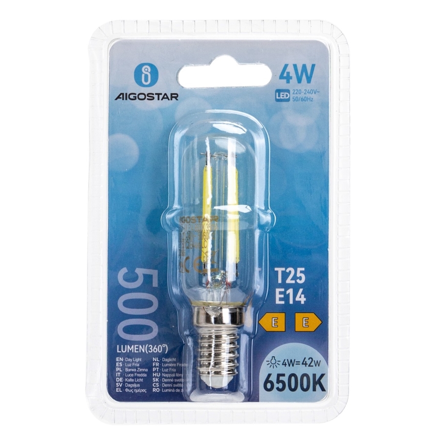 LED sijalica T25 E14/4W/230V 6500K - Aigostar