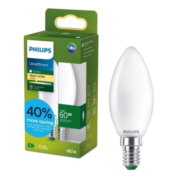 LED sijalica ULTRAEFFICIENT Philips B35 E14/3,8W/230V 2700K