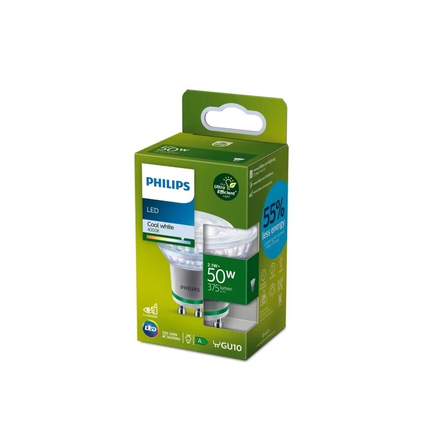 LED sijalica ULTRAEFFICIENT Philips PAR16 GU10/2,1W/230V 4000K
