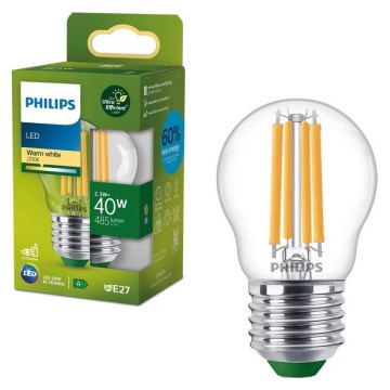 LED sijalica ULTRAEFFICIENT VINTAGE Philips P45 E27/2,3W/230V 2700K
