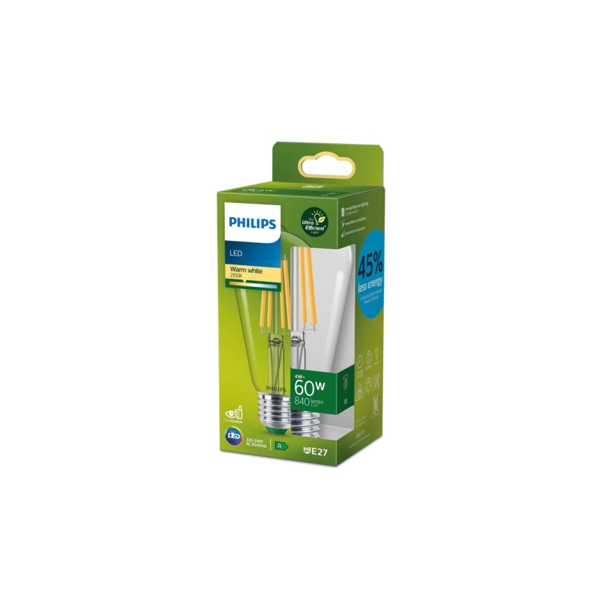 LED sijalica ULTRAEFFICIENT VINTAGE Philips ST64 E27/4W/230V 2700K
