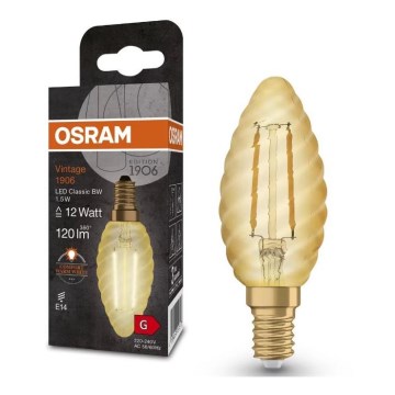 LED sijalica VINTAGE E14/1,5W/230V 2400K - Osram