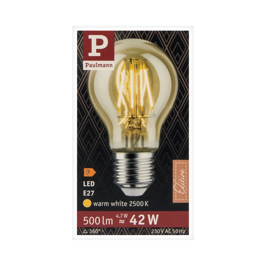 LED sijalica VINTAGE E27/4,7W 2500K - Paulmann 28714