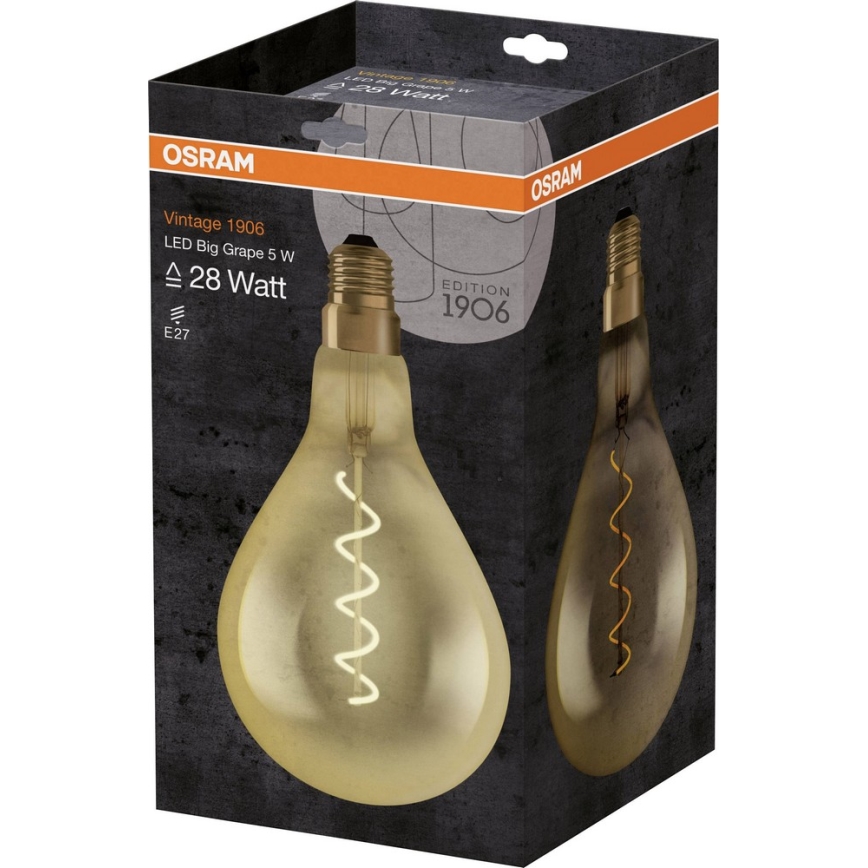 LED sijalica VINTAGE E27/5W/230V 2000K - Osram