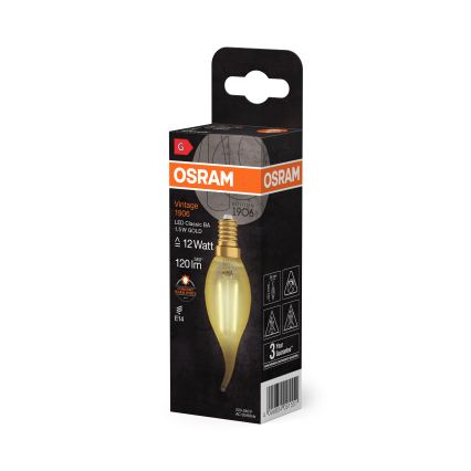 LED sijalica VINTAGE FILAMENT E14/1,5W/230V 2400K - Osram