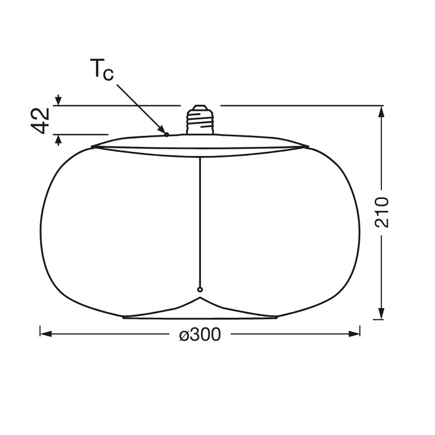 LED sijalica VINTAGE FILAMENT E27/2,5W/230V 2700K - Osram