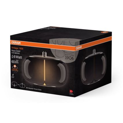 LED sijalica VINTAGE FILAMENT E27/4W/230V 1800K zadimljena - Osram