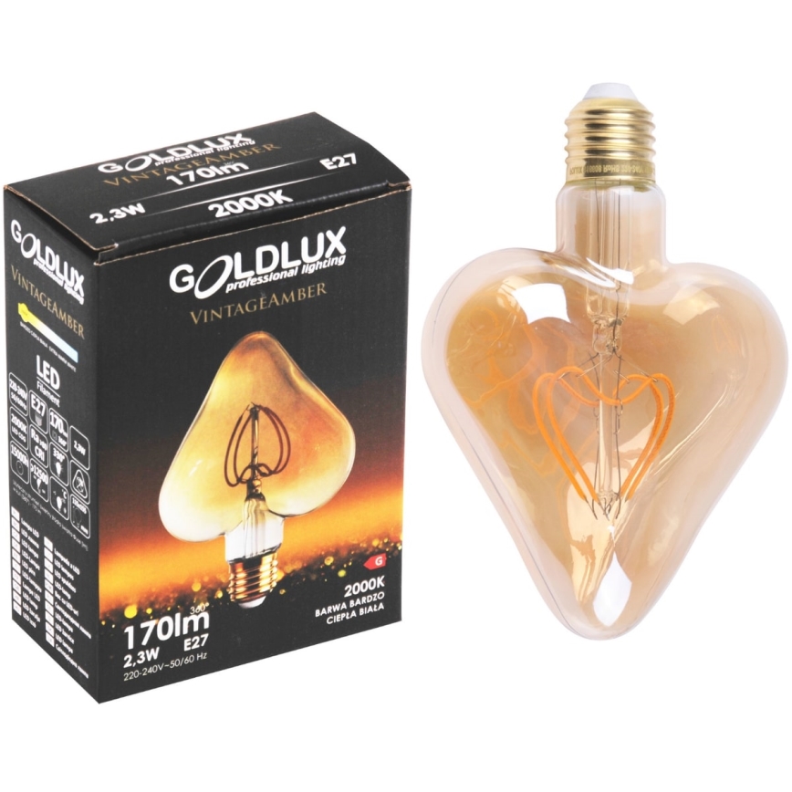LED sijalica VINTAGE JANTARNA E27/2,5W/230V 2000K