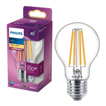 LED sijalica VINTAGE Philips A60 E27/10,5W/230V 2700K