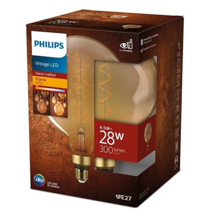 LED sijalica VINTAGE Philips E27/4,5W/230V 1800K