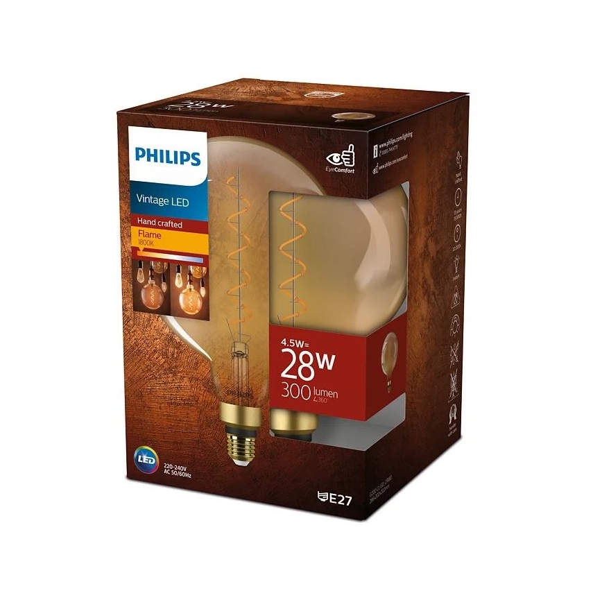 LED sijalica VINTAGE Philips E27/4,5W/230V 1800K