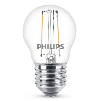 LED sijalica VINTAGE Philips P45 E27/2W/230V 2700K