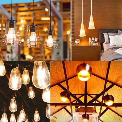 LED sijalica VINTAGE ST64 E27/20W/230V 2700K - Aigostar
