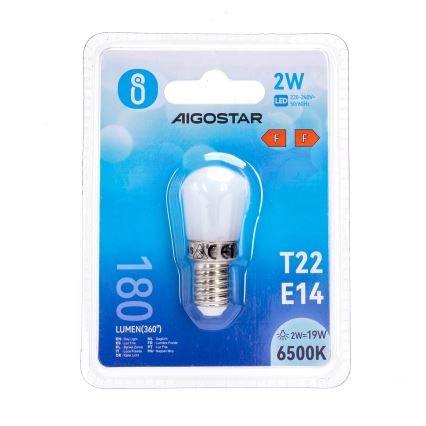 LED sijalica za frižider T22 E14/2W/230V 6500K - Aigostar