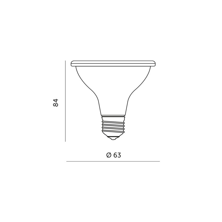 LED sijalica za rast biljaka PLANTY E27/7W/230V 1200K bela
