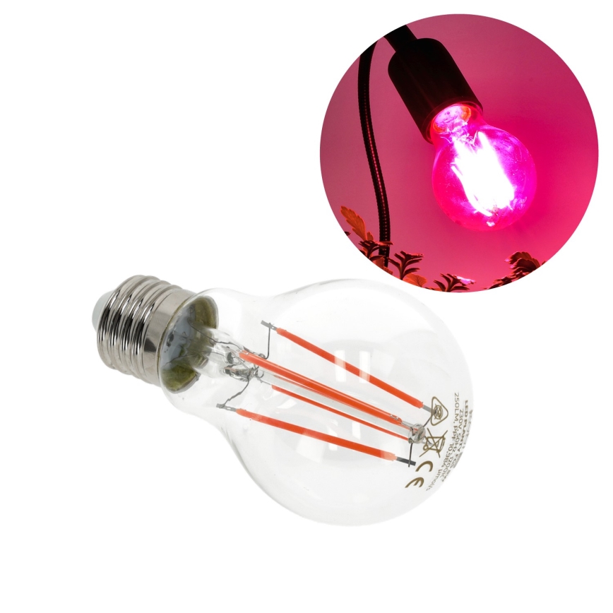 LED sijalica za rast biljaka VITABLOOM E27/8W/230V 1200K - Brilagi