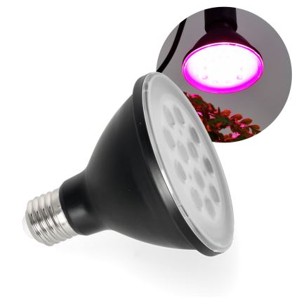 LED sijalica za rast biljaka VITABLOOM E27/9W/230V 1200K crna - Brilagi