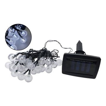 LED solarna girlanda za spoljašnju upotrebu 30×LED / 1,2 V, 300 mAh, 6,5 m, IP44