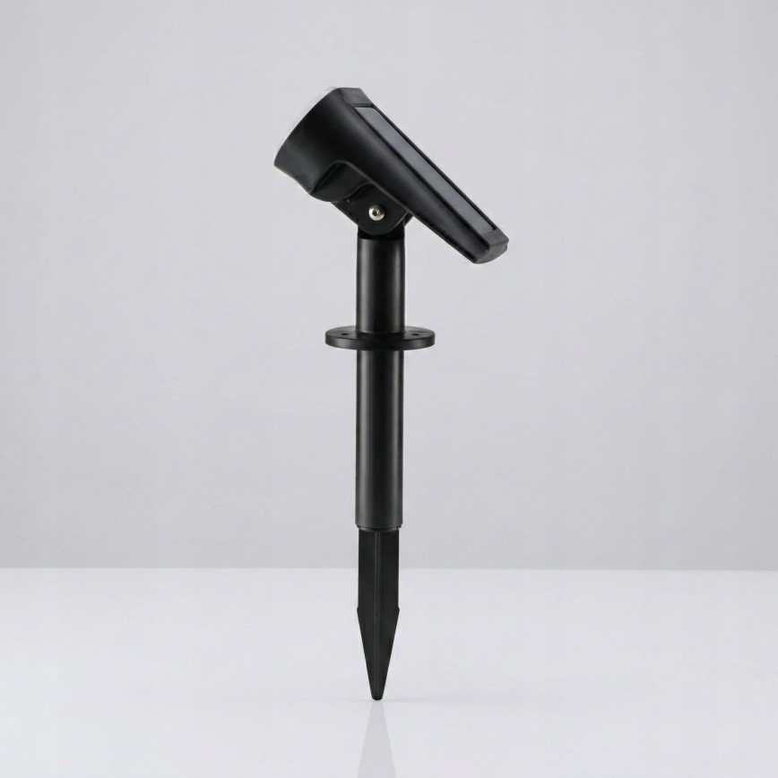 LED solarna lampa 2u1 LED/3,7V 1200 mAh IP54 crna