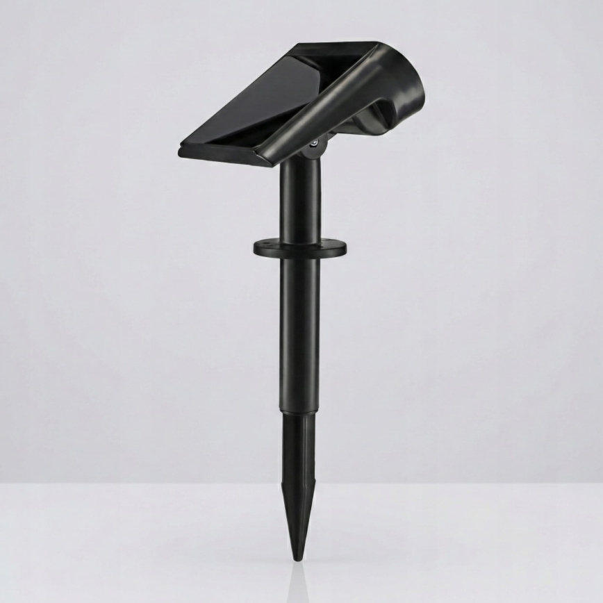 LED solarna lampa 2u1 LED/3,7V 1200 mAh IP54 crna