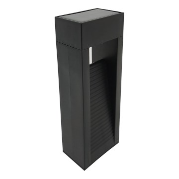 LED solarna lampa 2xLED/1,2V 200 mAh IP44 crna