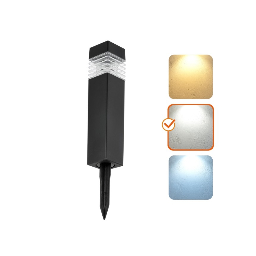 LED solarna lampa AURORA LED/1xAAA 4000K IP44 100 mAh