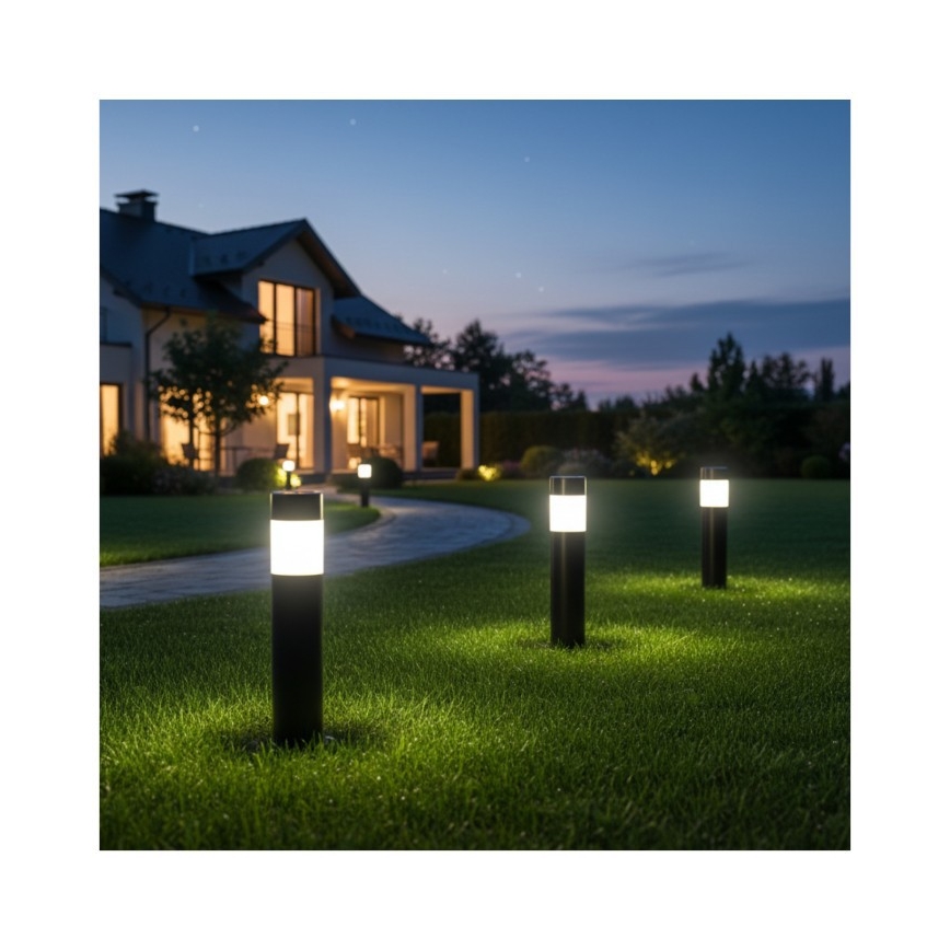 LED solarna lampa AURORA LED/1xAAA 4000K IP44 100 mAh