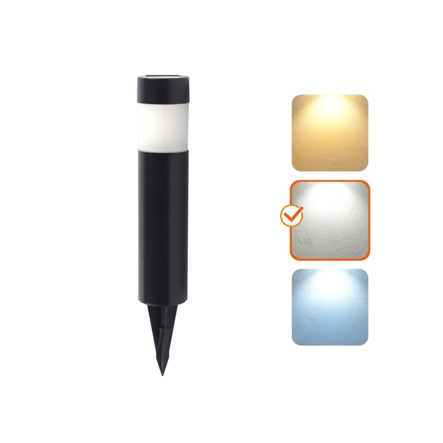 LED solarna lampa AURORA LED/1xAAA 4000K IP44 100 mAh