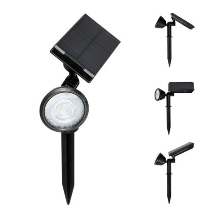 LED Solarna lampa LANCE LED/3,7V 6000K IP44 1500 mAh