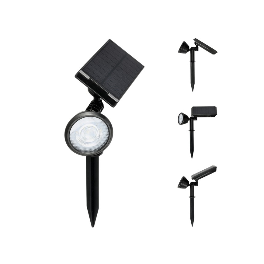 LED Solarna lampa LANCE LED/3,7V 6000K IP44 1500 mAh
