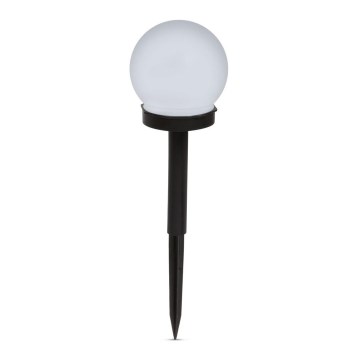 LED solarna lampa LED/1,2V 40mAh IP44 crna