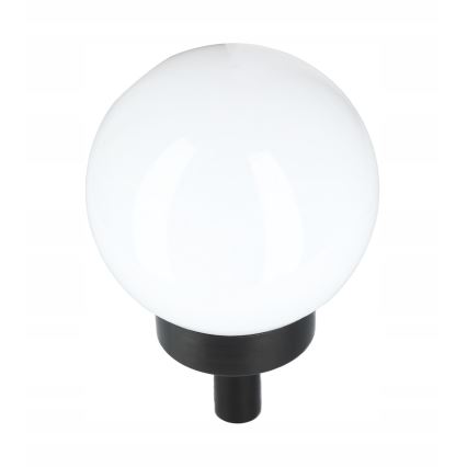 LED solarna lampa LED/1,2V 6500K 200 mAh preč. 10 cm IP44 bela/crna