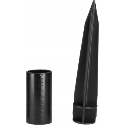 LED solarna lampa LED/1,2V 6500K 200 mAh prečnik 15 cm IP44 bela/crna