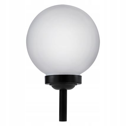 LED solarna lampa LED/1,2V 6500K 200 mAh prečnika 25 cm IP44 bela/crna