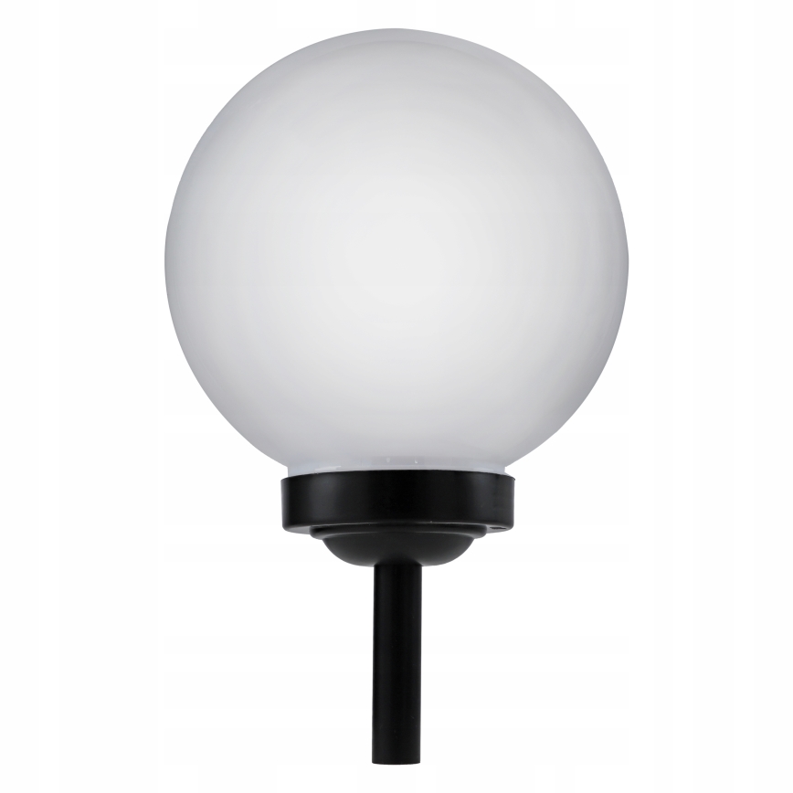 LED solarna lampa LED/1,2V 6500K 200 mAh prečnika 25 cm IP44 bela/crna