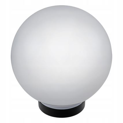 LED solarna lampa LED/1,2V 6500K 200 mAh prečnika 25 cm IP44 bela/crna