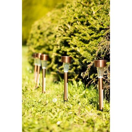 LED solarna lampa LED/2V 40 mAh IP44 bakarna