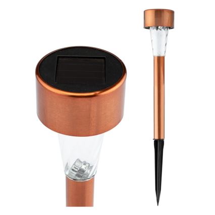 LED solarna lampa LED/2V 40 mAh IP44 bakarna