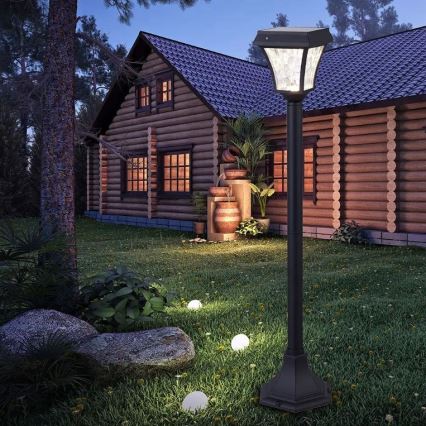 LED solarna lampa LED/2W/230V 93 cm 3000/6000K IP65 2200 mAh