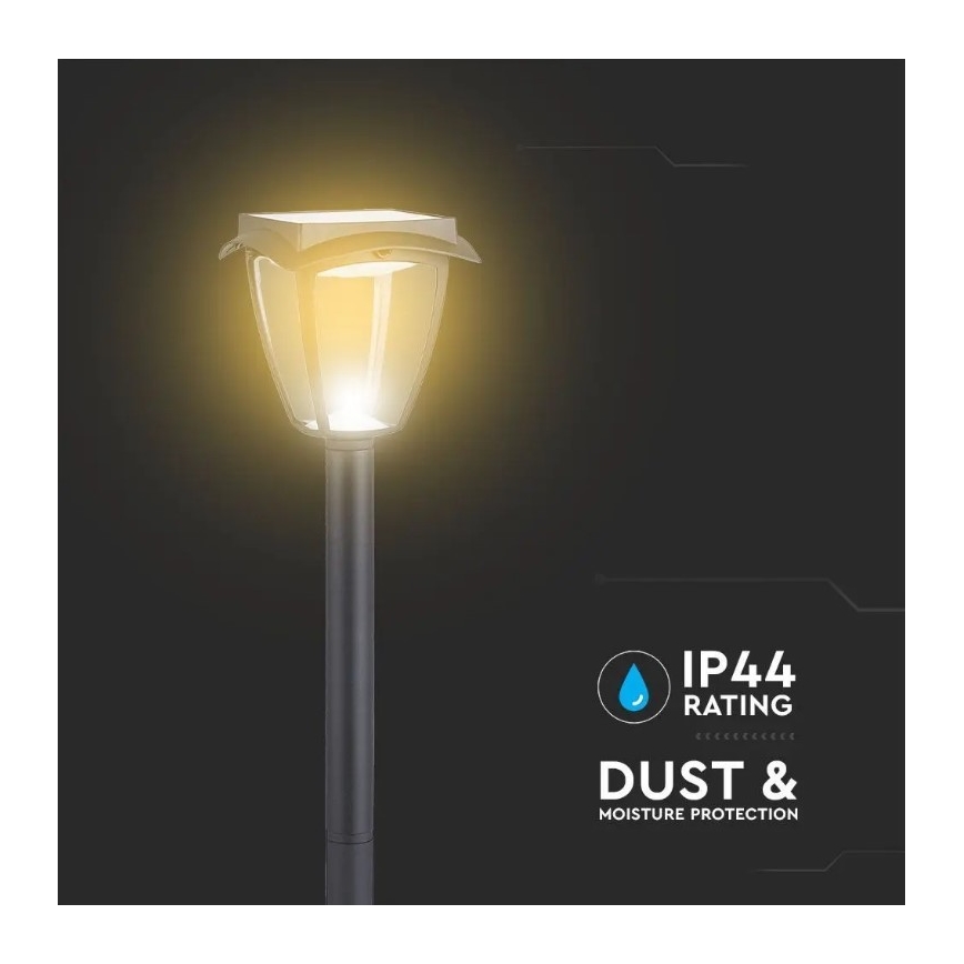 LED solarna lampa LED/2W/230V 93 cm 3000/6000K IP65 2200 mAh