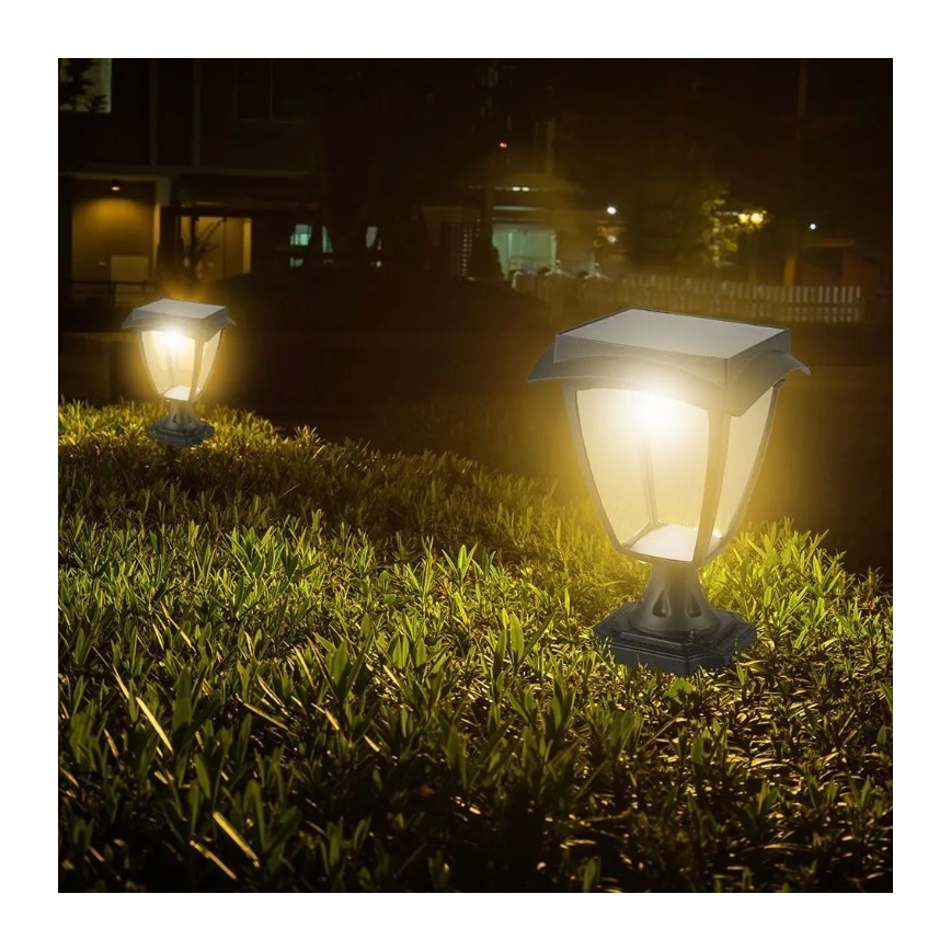 LED solarna lampa LED/2W/3,7V 3000/6000K IP65 2200 mAh