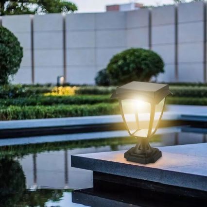 LED solarna lampa LED/2W/3,7V 3000/6000K IP65 2200 mAh