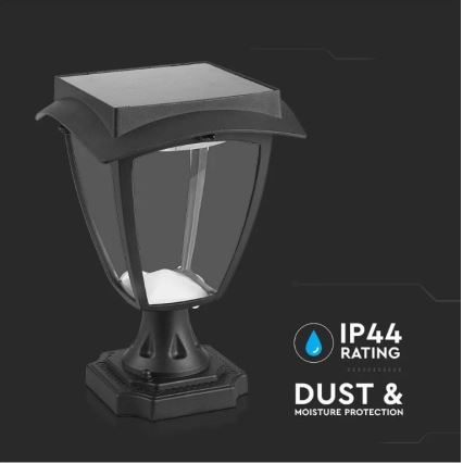 LED solarna lampa LED/2W/3,7V 3000/6000K IP65 2200 mAh